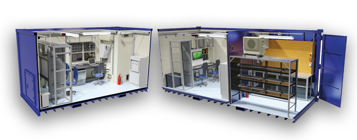 ROV control cabins