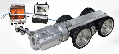 pipeline crawler inspection camera